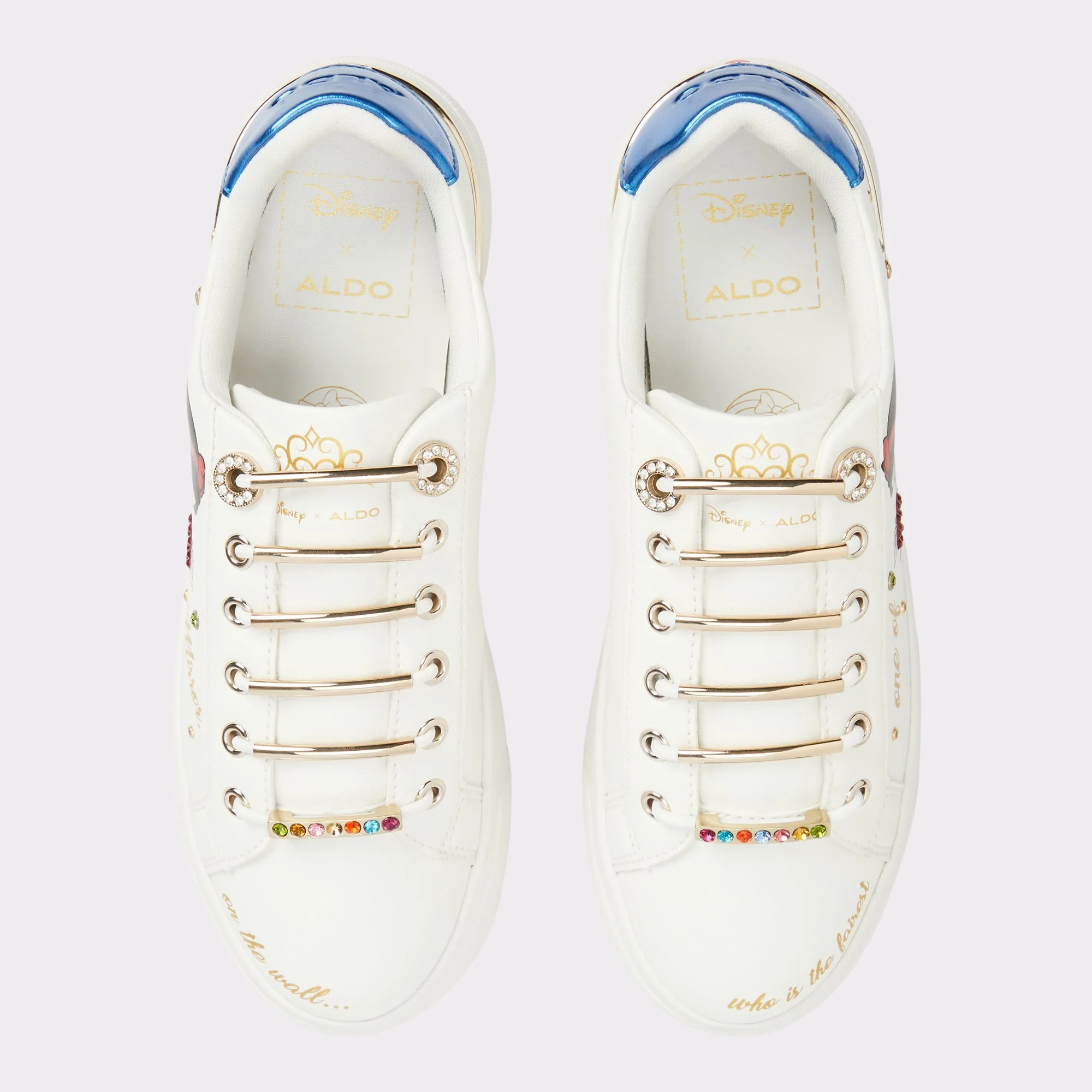 【ALDO x Disney】白雪姫 スノーホワイト スタッズ 白スニーカー Disney Snow White x Aldo Shoes Collection — EXTRA MAGIC MINUTES